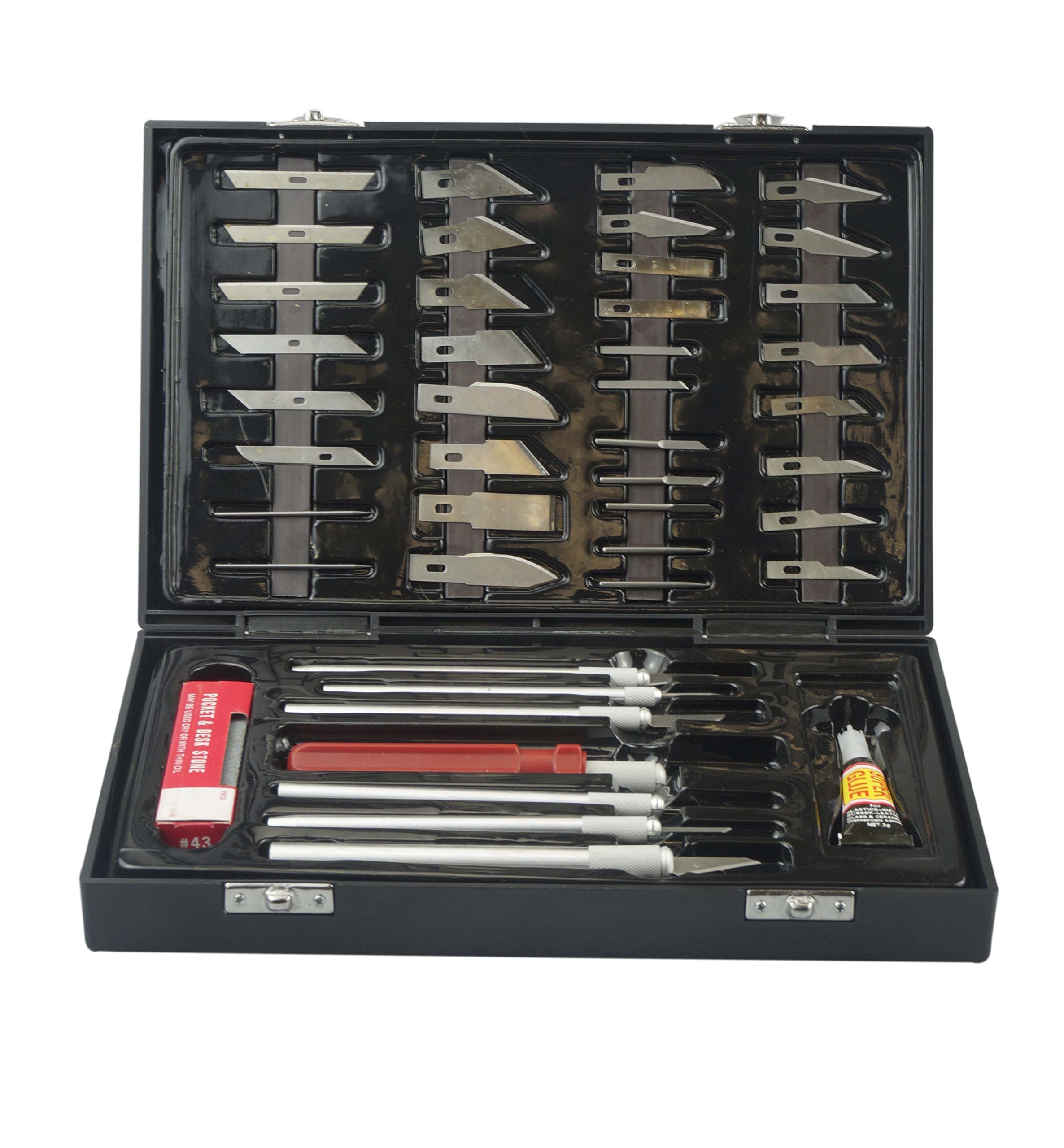 SE 51-Piece Deluxe Hobby Knife Set - 81351HB - Utility Knives